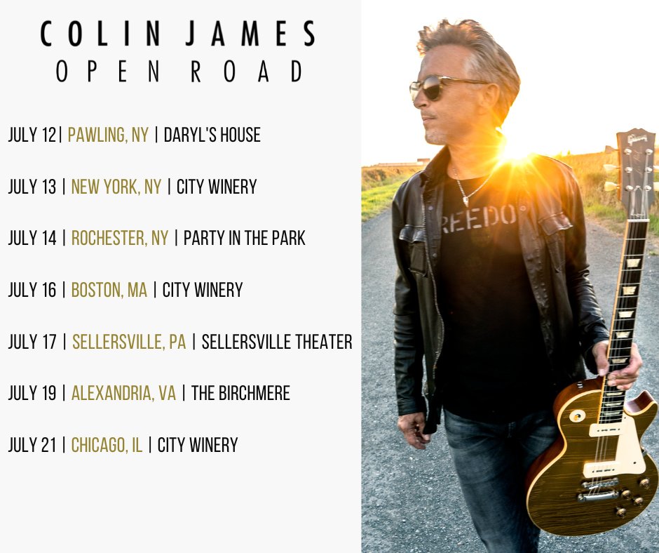 ColinJamesMusic's tweet photo. Weβre really looking forward to heading back down south this time next month to see our friends and fans across the border! We hope to see you out there!
πTickets are available at : https://t.co/chA1uN7I6q
#colinjames #openroadtour #bluesmusic #americanbluesscene https://t.co/WP57PtGnTq