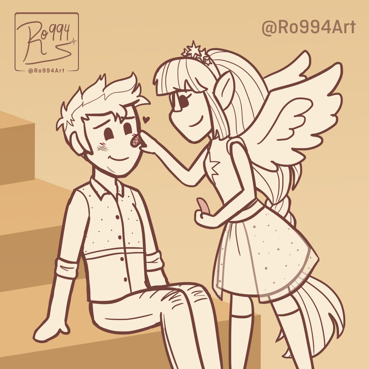 Ro994Art's tweet photo. #FlashlightWeek2022 Day 4: Brave
β‘οΈ "So, you don't think that what I did back there was stupid?"
βοΈ "Well, maybe it was a little bit. But I also think it was incredibly brave of you."
Post-'Cheer You On'. Dialogue may or may not be inspired by a fanfic I posted a while ago. π€ https://t.co/nkvw3bD8mf