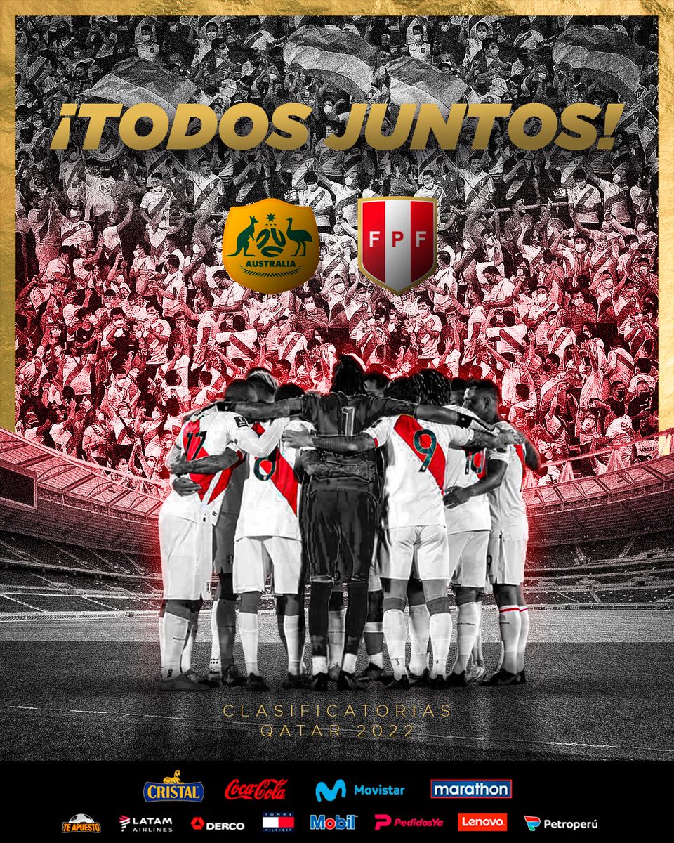 SeleccionPeru's tweet photo. ¡Un lunes de rojo y blanco! 🔴⚪️

La mejor manera de afrontar este crucial partido es todos juntos. Alentemos de principio a fin para lograr nuestro sueño. 

#UnidosSomosMásFuertes
#ArribaPerú 💪🏻 https://t.co/vMGOanfjzg