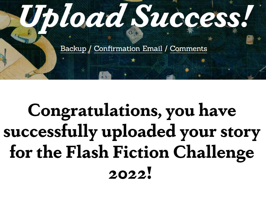 WitchyWoman9000's tweet image. See y&apos;all in August for round two!
#flashfictionchallenge2022