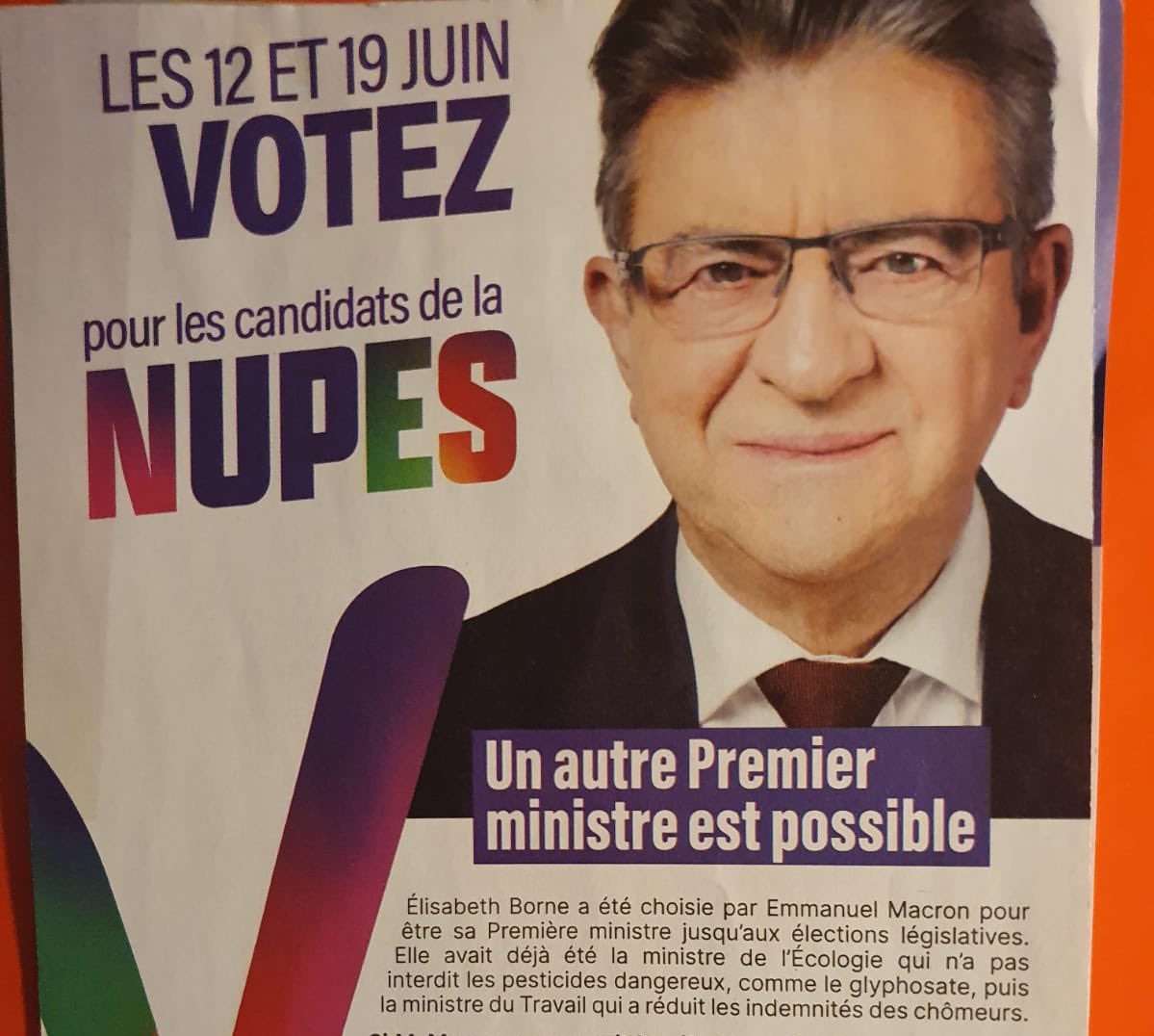 jeremycorbyn's tweet photo. Excellent set of results for @JLMelenchon’s #NUPES coalition in France’s National Assembly elections, securing the highest share of the vote.

The power of solidarity, organisation and unity! https://t.co/54DWtpgJOy