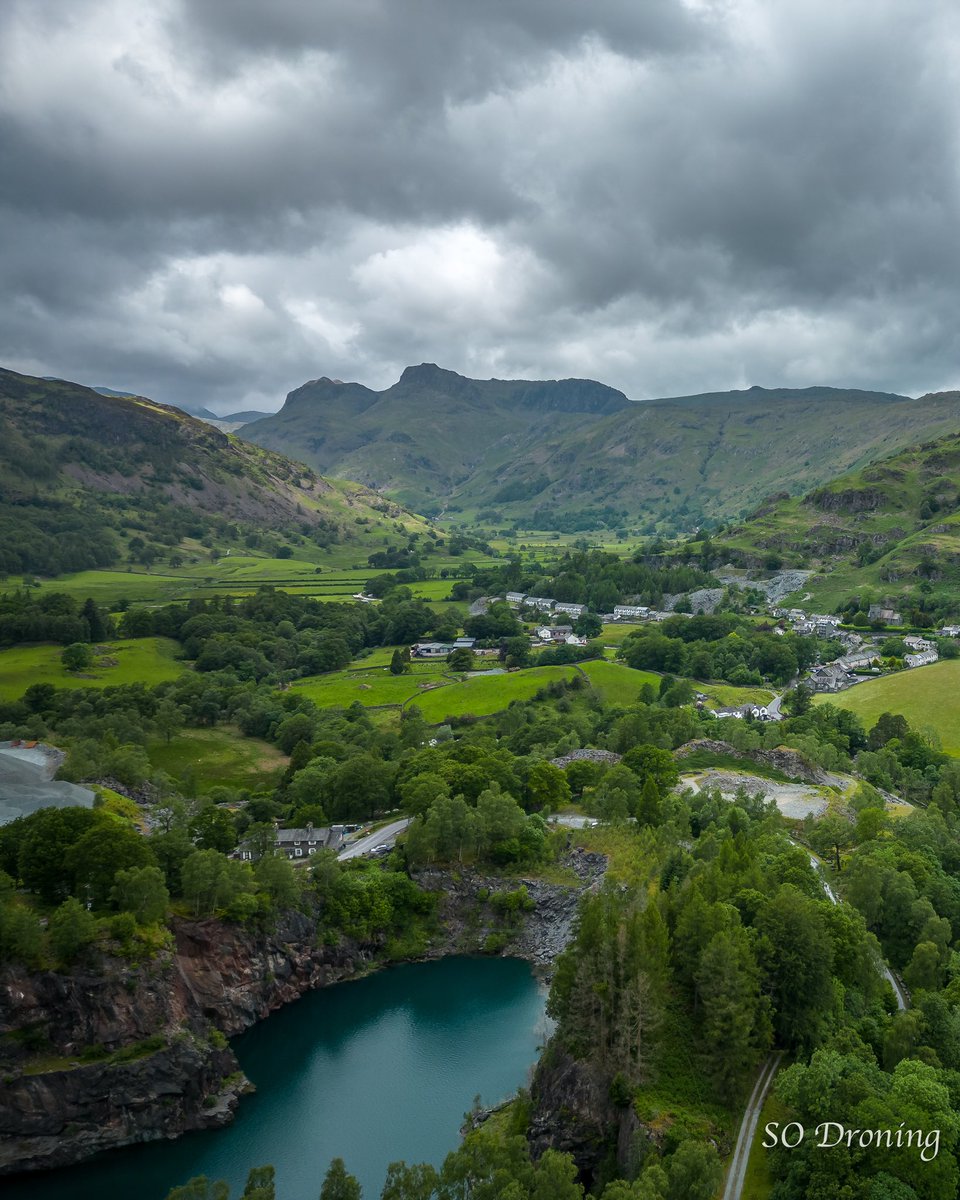 Trip up into The Lake District today! Only managed a short flight thanks to the great British weather! #djimini3pro #LakeDistrict #droneshot #lovethelakes