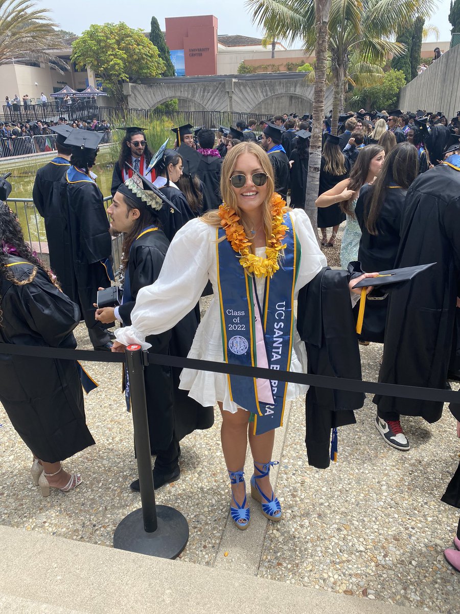 The Bean is about to be a Grad! So proud of this amazing woman! #UCSB2022