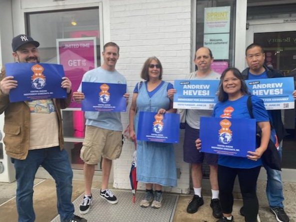 CQUID718's tweet photo. ๐งต We're out in force again today for our 2nd #CQuID Day of Action for endorsed/supported AD 28 candidates!
#justice
#democracy
#CQuID
#QCC4ALL
##NewReformers https://t.co/wLKunjfoyy