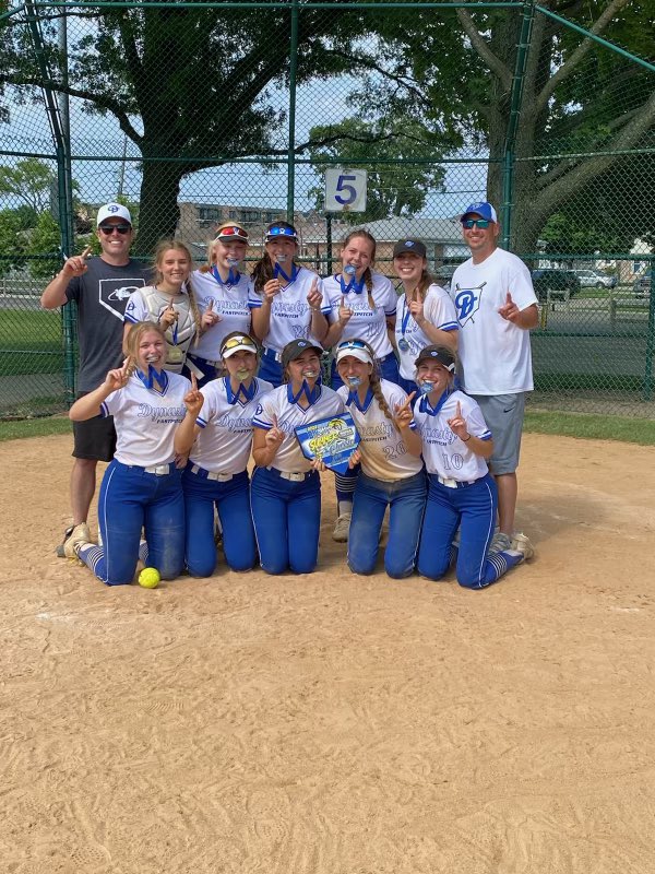 HaakeKara's tweet photo. CHAMPS!! Dynasty 16u Gold takes 1st in the 2022 Summer Classic!! First of many wins to come… Great team effort 
.500 AVG with 8 hits and 4 RBIs on the weekend @ILDYNASTY @DynastyFP16u @coachbuck1976 @minookasoftball https://t.co/iRKPNa9Q3c