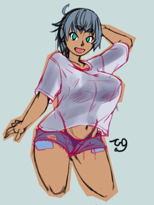 下描き蓮歌置いときます
#九嶺蓮歌 