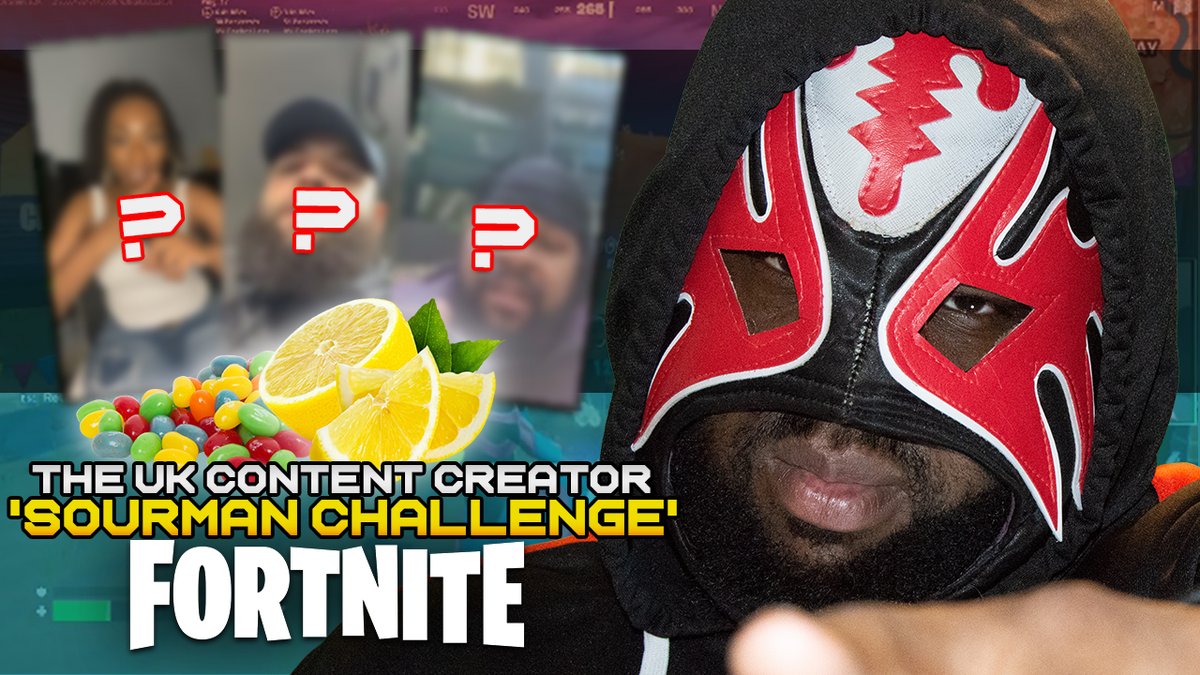 DosGrande's tweet photo. Find out First Who issued me the 'Sourman Challenge' on #Fortnite? Do I succeed or Fail? What friends do I make on the way?

This took me the whole day to edit.. Please show love and set a reminder for the Premiere! Mon, 5PM BST! (2mo)

❌🎞 - https://t.co/pGUX6DjJNj https://t.co/ws5DFIPAmM
