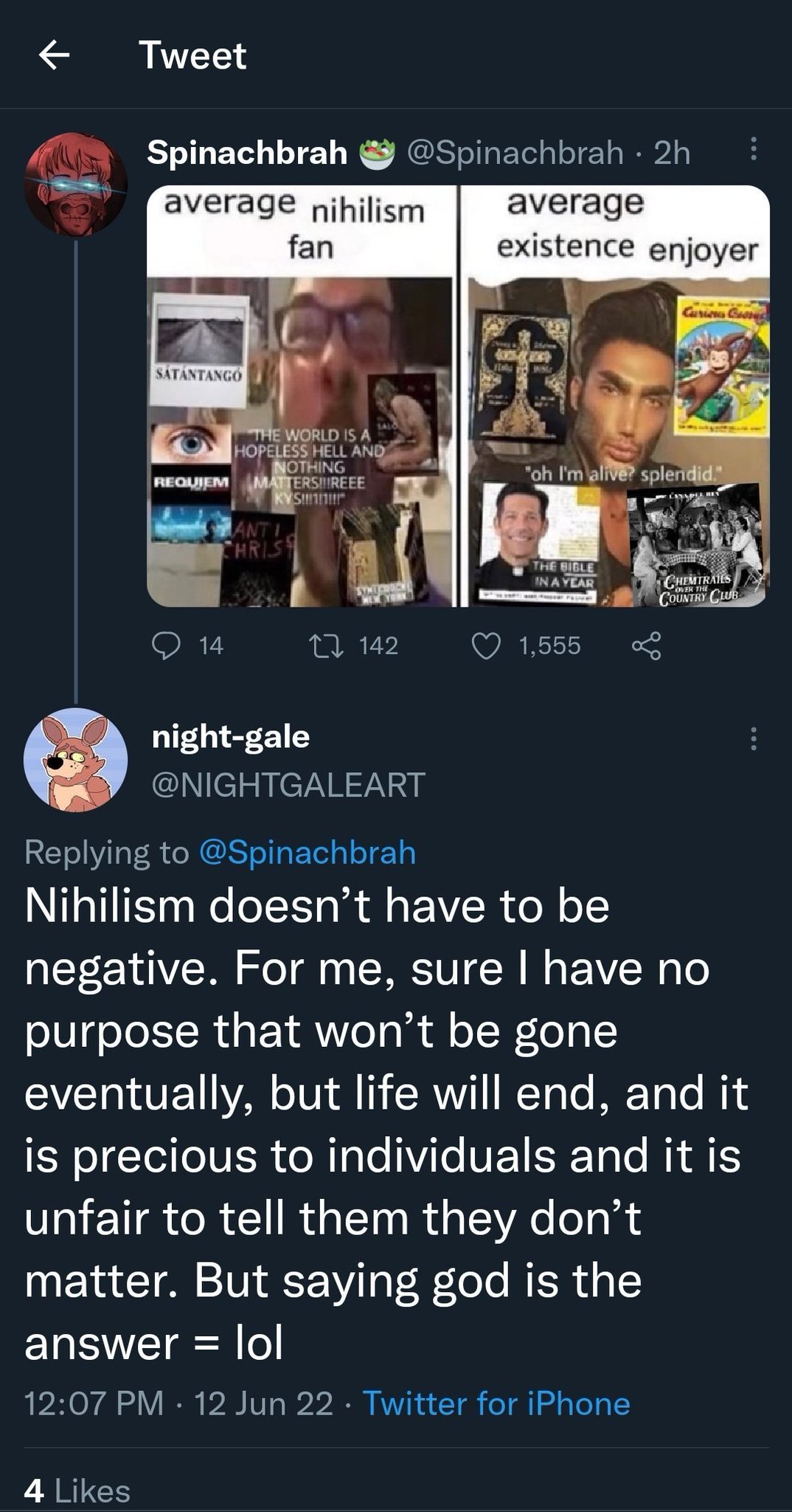 Nihilists/Antinatalists Posting their Ls on Twitter "Submitted by