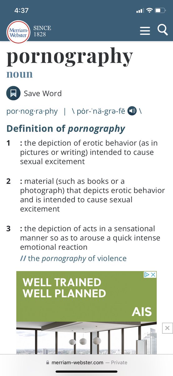 AndrewR16870937's tweet photo. @jpbeeman @AntonioMarron8 @scrowder It’s is still porn it may “soft core” but still porn https://t.co/jIfpYfZydB