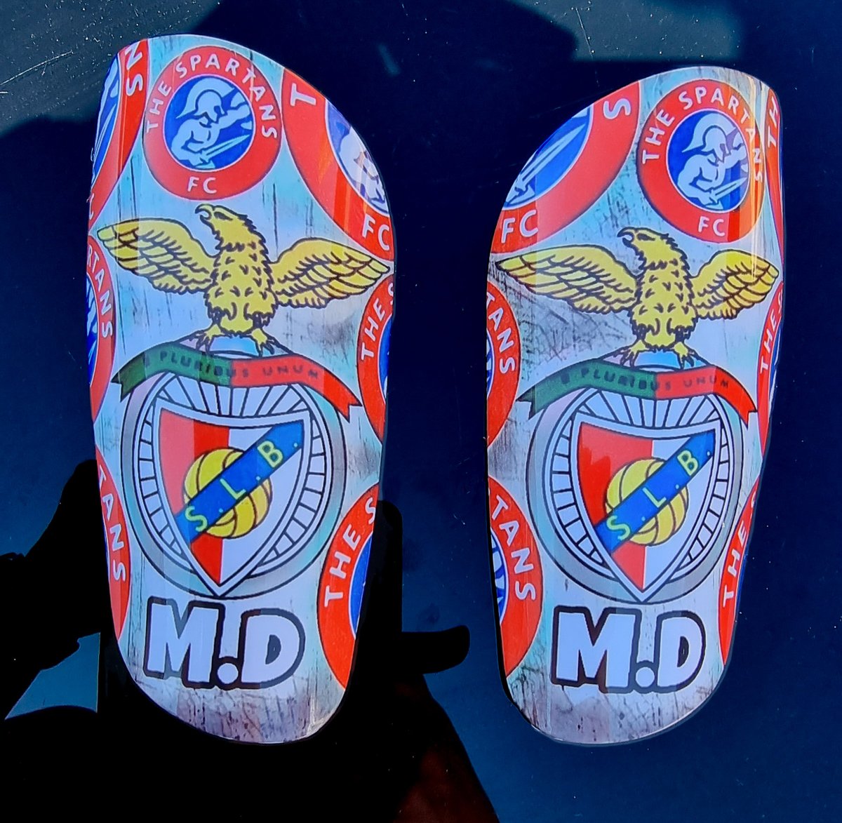 cdunn1984's tweet image. Thanks @AWCustomShinpad for @OfficialMadiD new shins. Shes off to train at the SL Benfica Academy in Portugal for a week in July. She wanted new shins for the trip and loves these 🥰
