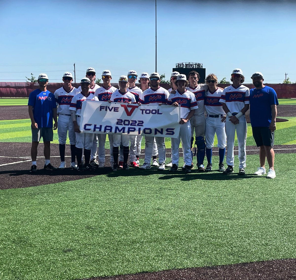 Congratulations to @Mvp18u for winning the Five Tool Texas North Texas Classic Satellite Series. 🏆 #MVP
