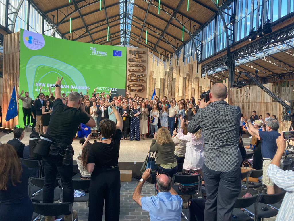 It was great to be in Brussels at the #NewEuropeanBauhausFestival and see the diversity of projects that were part of the 2022 Prizes. Proud to have ‘Lusk for Life’ on the shortlist and to continue to build momentum for change #EUGreenDeal