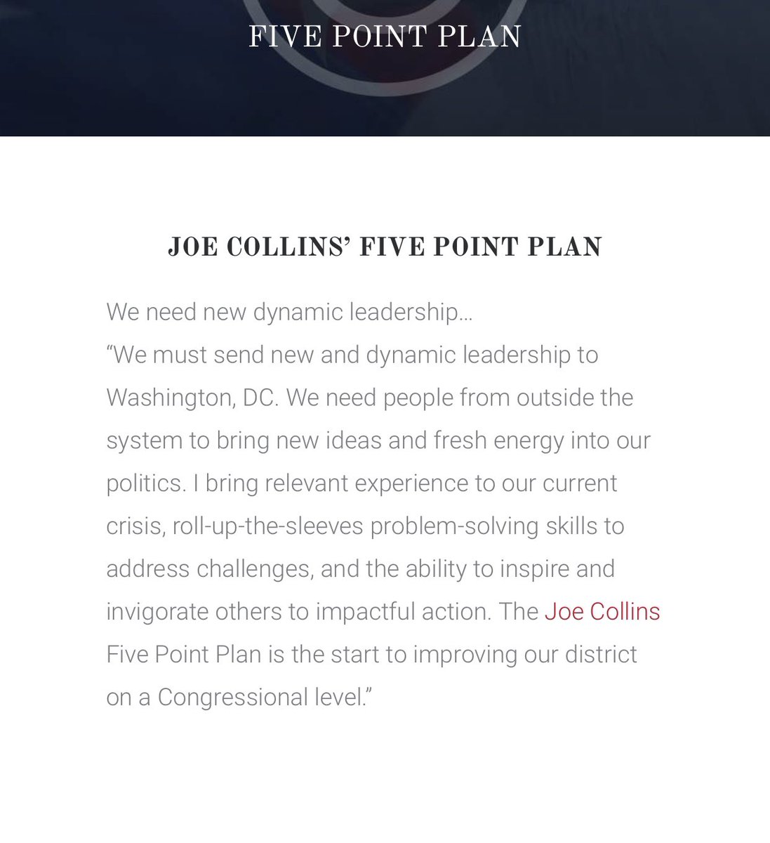 joeecollins3's tweet photo. I’m definitely excited to be laying out my FIVE point plan to fix our community and our country. 
It’s about the issues not the party or party talking points. 
#joeecollins3 #joecollinsforcongress
#joecollinsforCA36 https://t.co/sPhhBPteoO