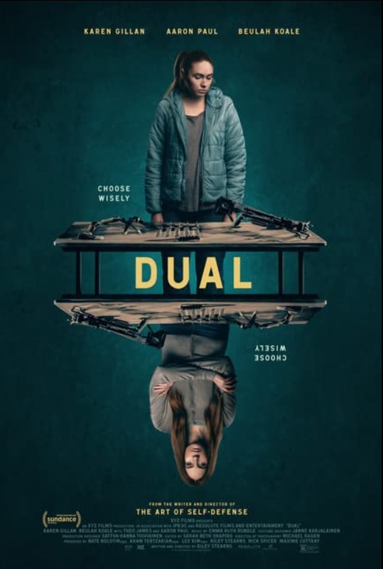 #FILMREVIEW
#Dual (2022) - Stars @KarenGillan & #AaronPaul

Sarah opts for a cloning procedure after she receives a terminal diagnosis but when she recovers her attempts to have her clone decommissioned fail, leading to a duel to the death. 

beentothemovies.com/2022/06/review…

#DualMovie