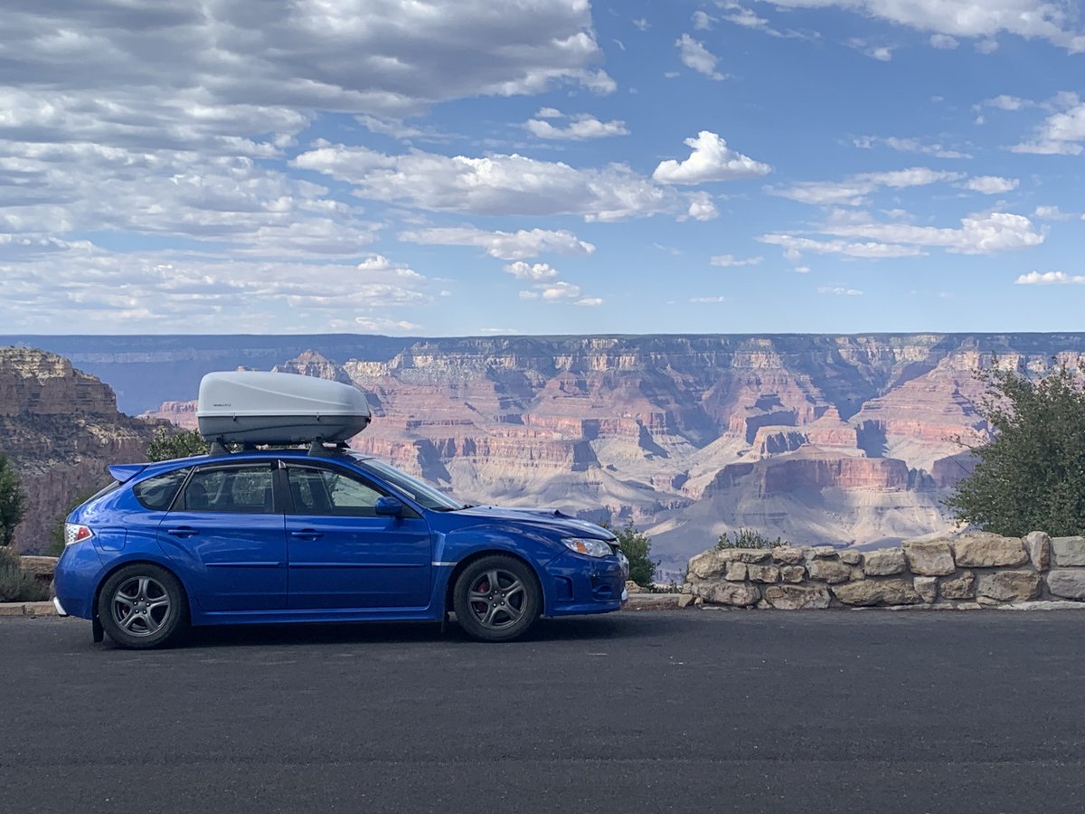 subaru_usa's tweet photo. Besides helping to properly maintain &amp; service our owner's vehicles, Subaru Tech, Mark also embodies the Subie lifestyle, taking his #SubaruWRX cross country twice! #AutomotiveServiceProfessionalsDay

Have you ever done a cross-country #SubaruRoadTrip? (📸: Mark Irwin) https://t.co/BkGfFDSdZW
