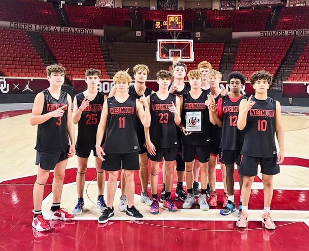 Westmoore wins the Porter Moser Basketball Team Camp. @whsjagathletics