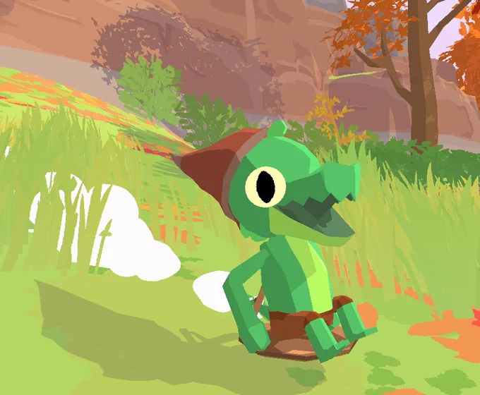 today's lil gator of the day is the lil gator from @LilGatorGame !! go check em out if you get the chance :0!! 