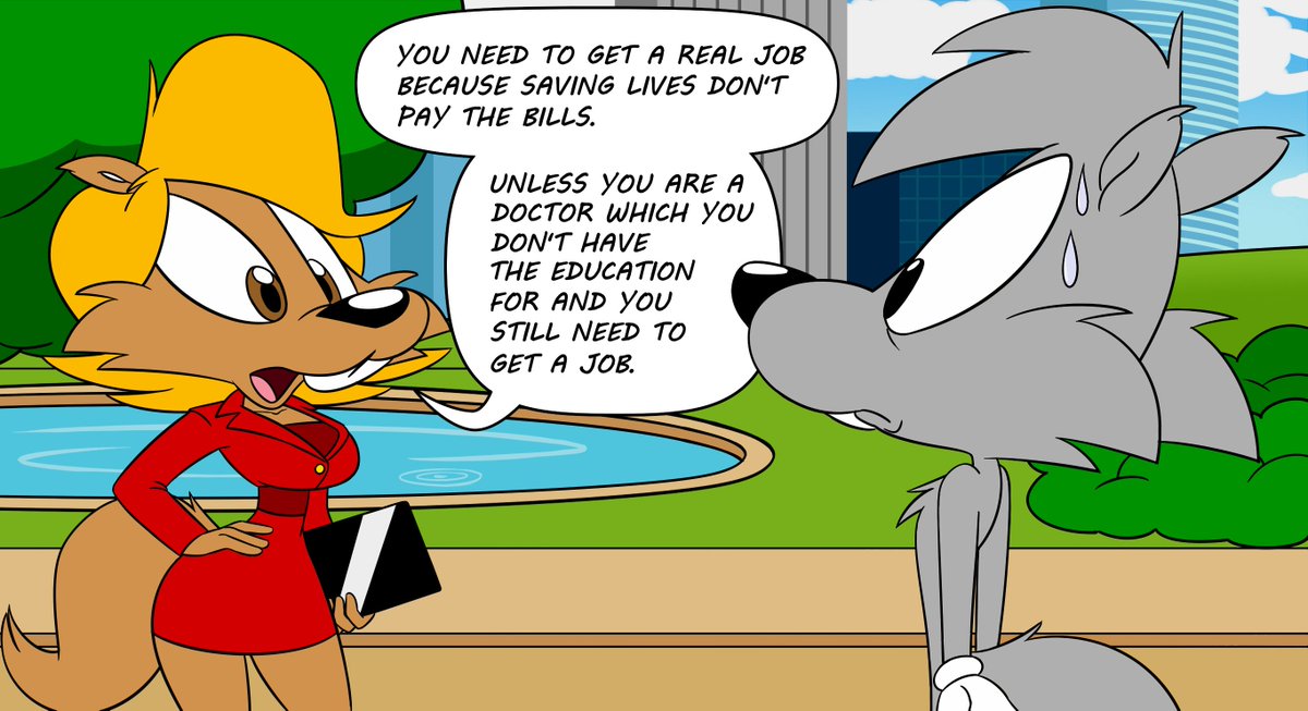 Get a REAL job!