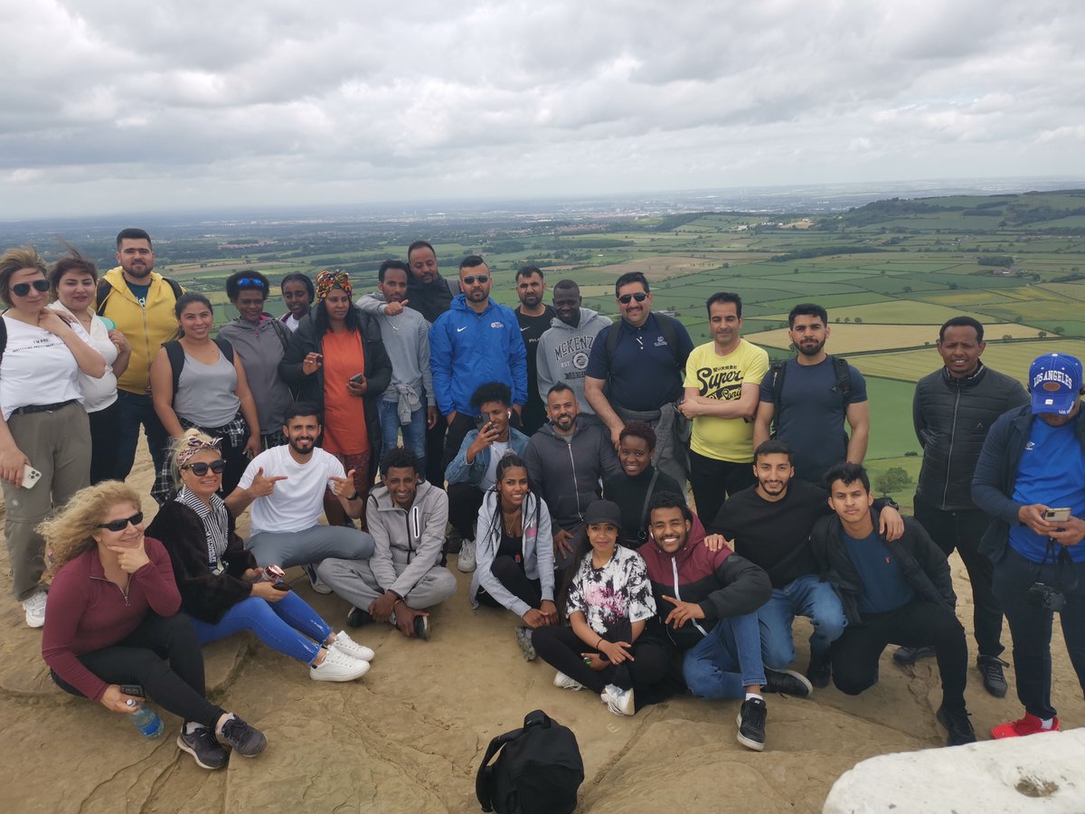 8.5miles round walk through Guisbrough Forest up Roseberry Topping with colourful refugees from across the world. Just amazing!! Thanks to <a href="/northyorkmoors/">North York Moors NP</a> <a href="/TOP_CIC/">theotherperspective</a> <a href="/IPCCharity/">Investing in People & Culture</a>
