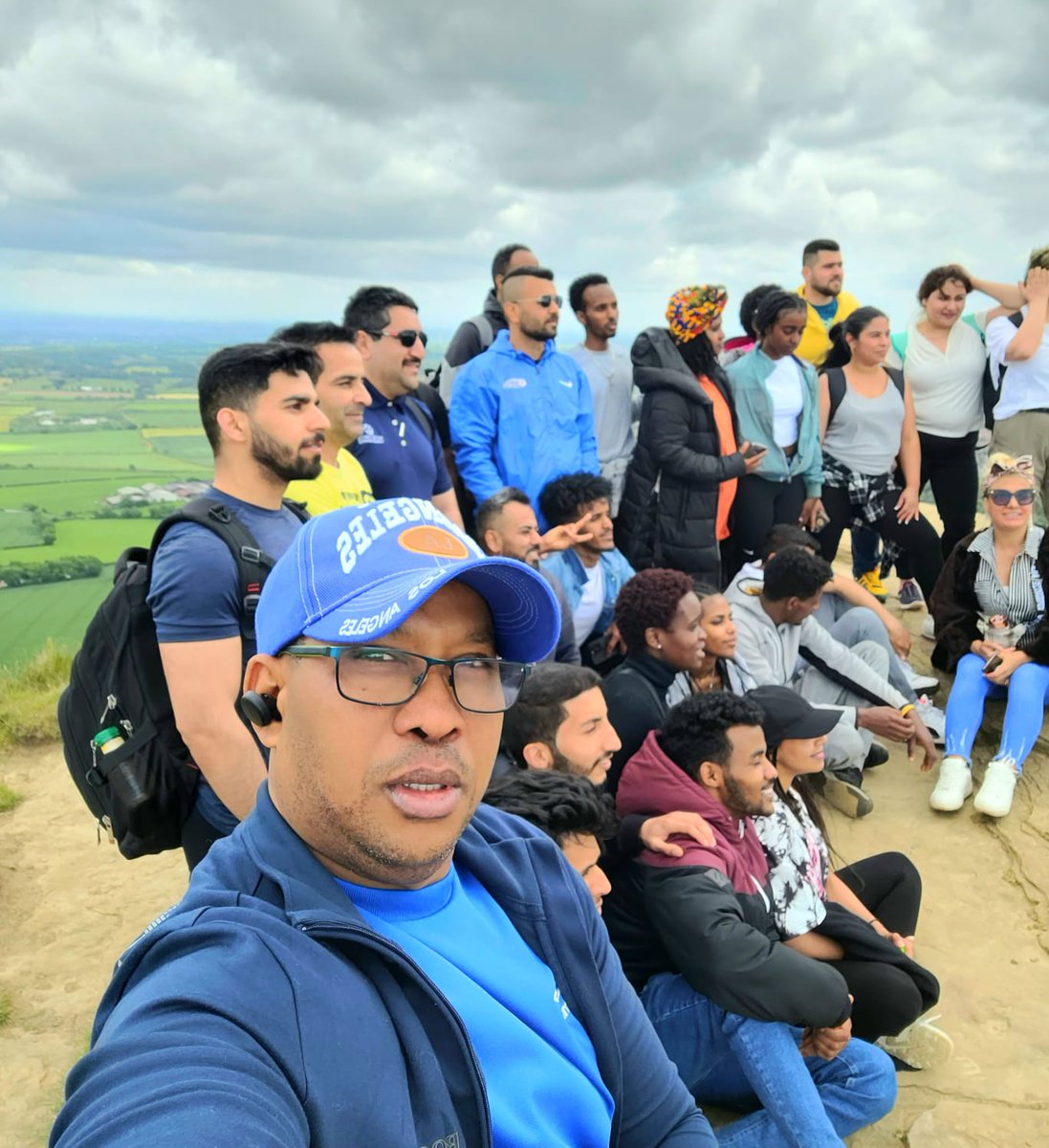 AraiaBini's tweet photo. 8.5miles round walk through Guisbrough Forest up Roseberry Topping with colourful refugees from across the world. Just amazing!! Thanks to @northyorkmoors @TOP_CIC @IPCCharity https://t.co/FbibT4SolT