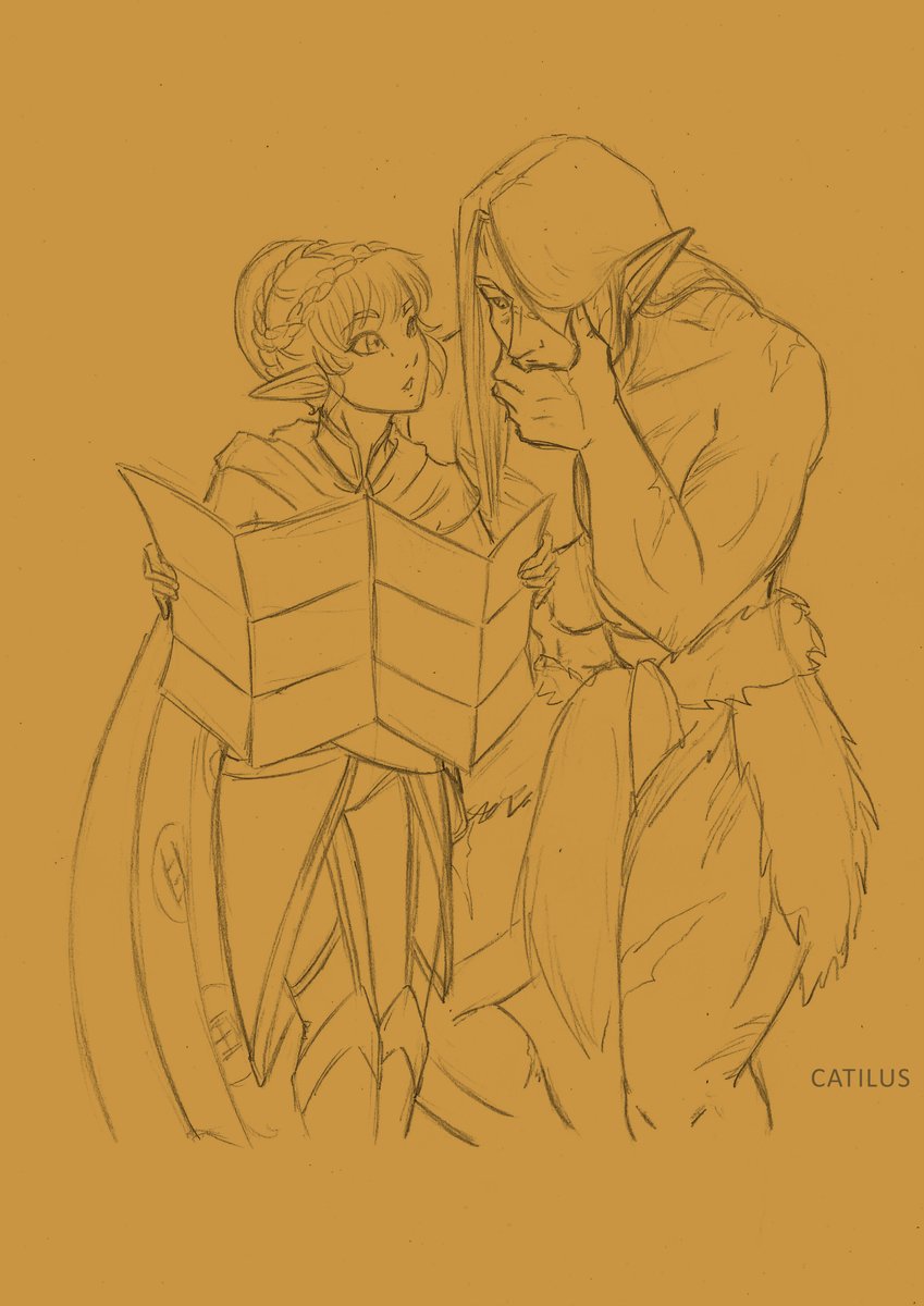 CatilusArt's tweet photo. Teamwork wins the day!

#dnd #teamwork #fantasy #Orelyn https://t.co/ESDJ8QFhiC