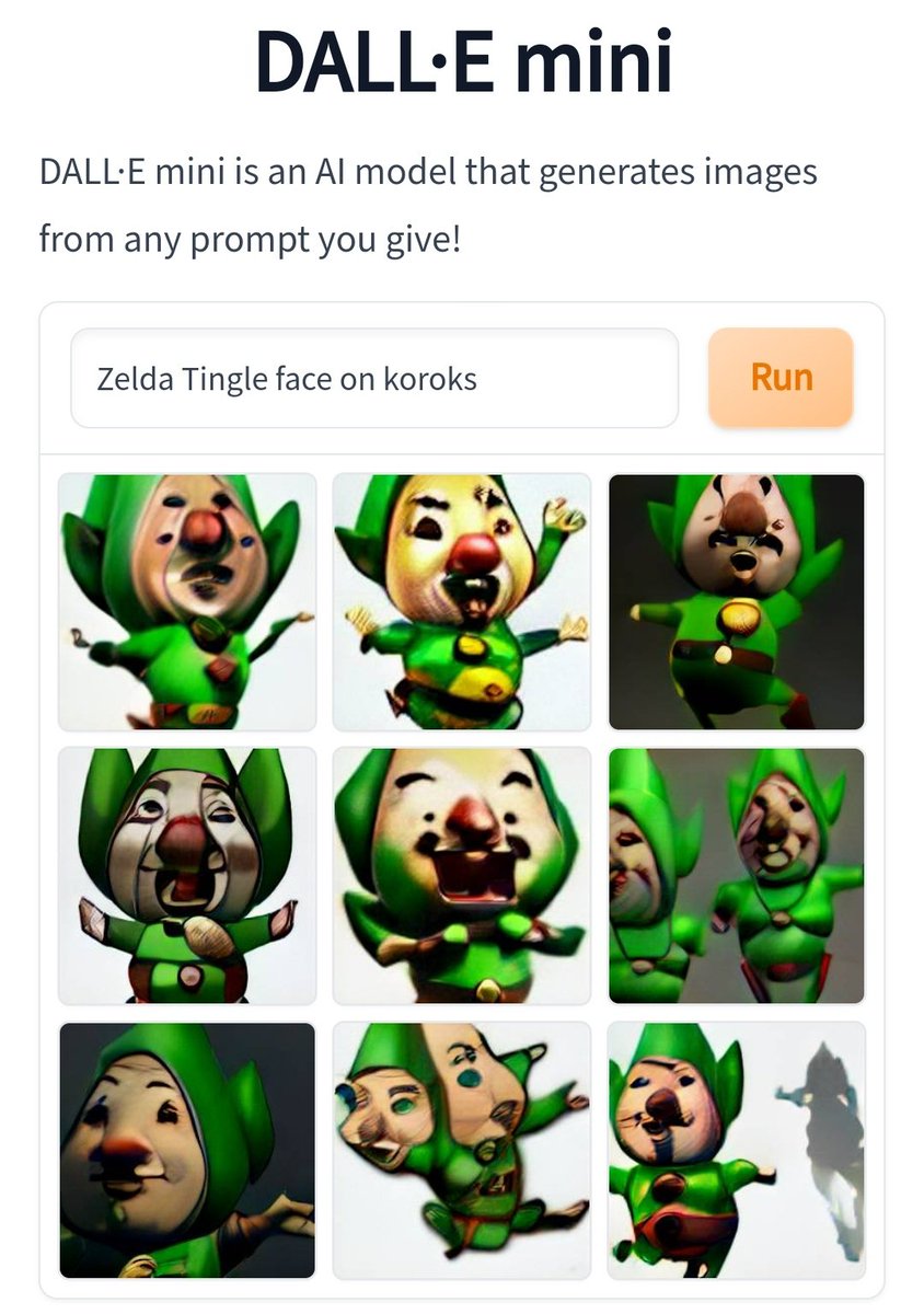 NintendoBlackC's tweet photo. Oh god what monstrosity have I brought into the world.

Tingle has somehow become even more terrifying. https://t.co/ZXGApNSs3g