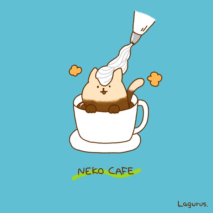 猫カフェのtwitterイラスト検索結果