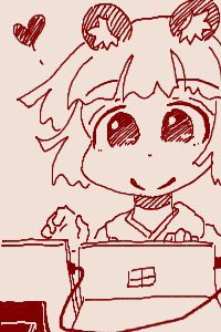 ちかごろのらくがき2
ガッツポーズ 