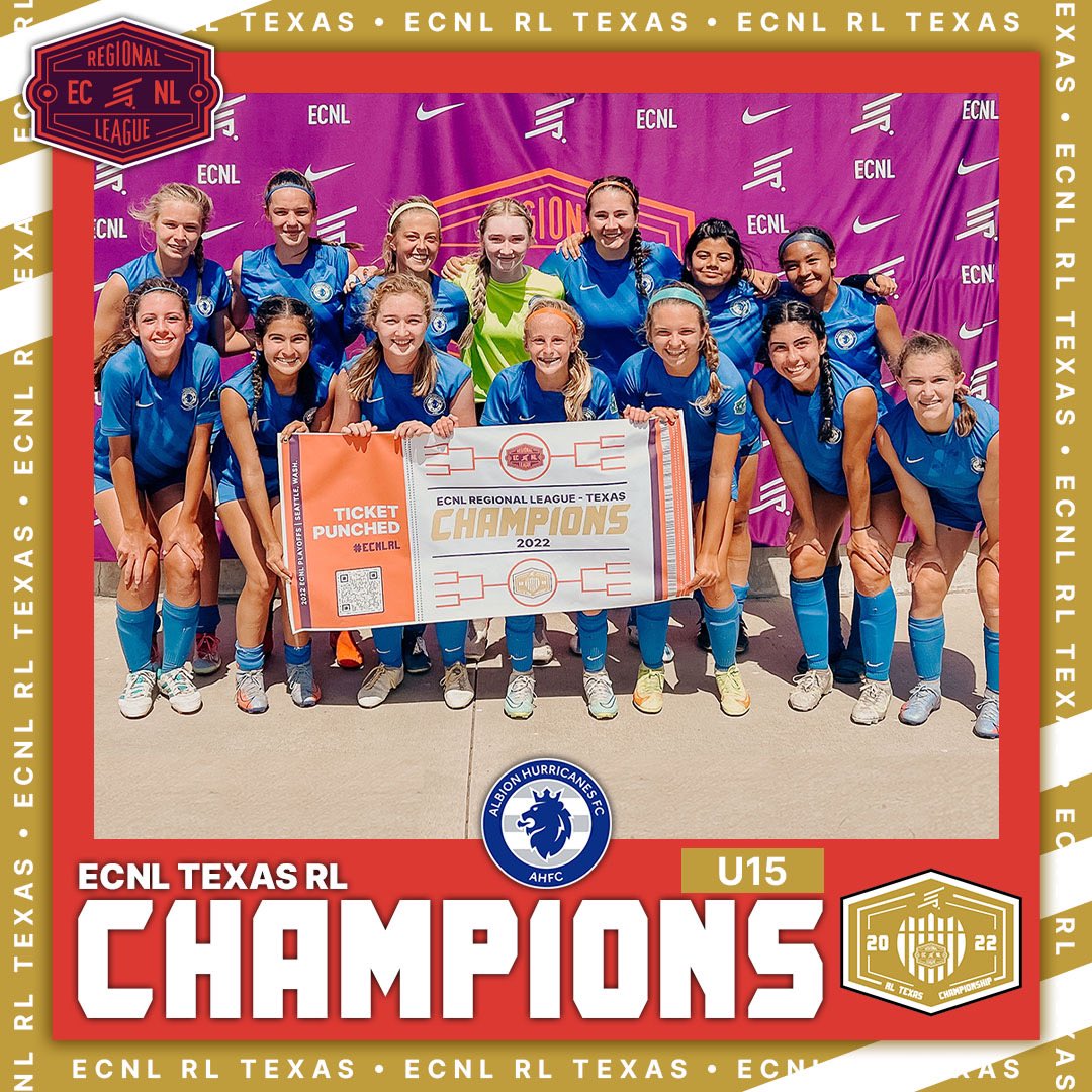 Keeley Klenke on Twitter "Won the ECNL Texas RL U15 Regional Championship! So excited to move