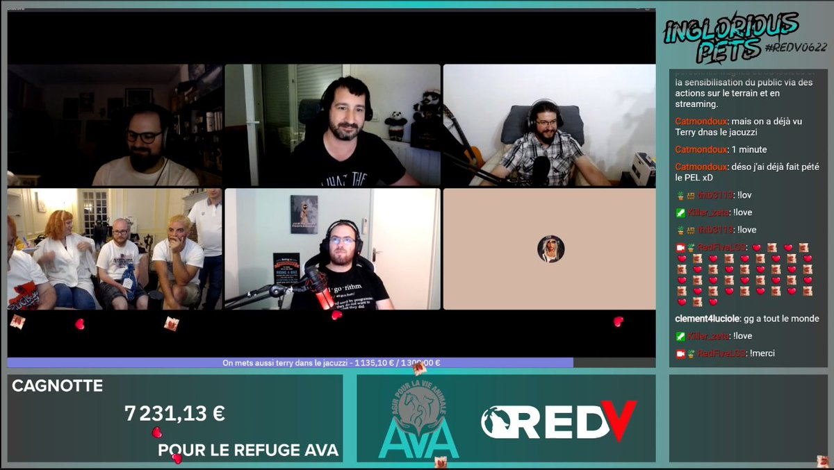 Kratein_tv's tweet photo. Et c'est terminé!!!!!!!!!!
Quel événement incroyable Inglorious Pet pour AVA @avarefuge76 Merci @RedFiveLGS pour cette invitation à mon 1er stream caritatif #Redv0622
7231.13€ récoltés MERCI A TOUS ♥♥ https://t.co/E2x7GKKbnr