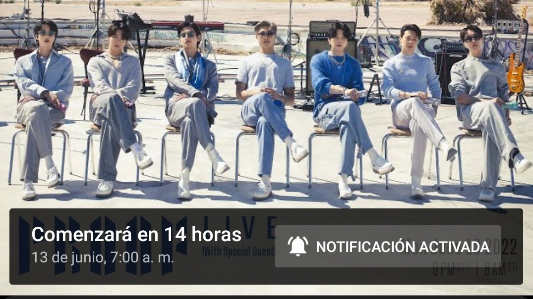 kiss_seven7's tweet photo. — "#BTS Proof Live"

•Lunes 13 de Junio
06:00AM 🇬🇹🇨🇷🇸🇻🇳🇮🇭🇳
07:00AM 🇵🇪🇨🇴🇪🇨🇲🇽🇵🇦
08:00AM 🇩🇴🇧🇴🇵🇷🇻🇪🇨🇱🇨🇺🇵🇾
09:00AM 🇦🇷🇧🇷🇺🇾
02:00PM 🇪🇸

🔔Activen su recordatorio
🔗: (https://t.co/C1u2m65Ss7)

#BTS_Proof @BTS_twt https://t.co/3DWk5hwFA6