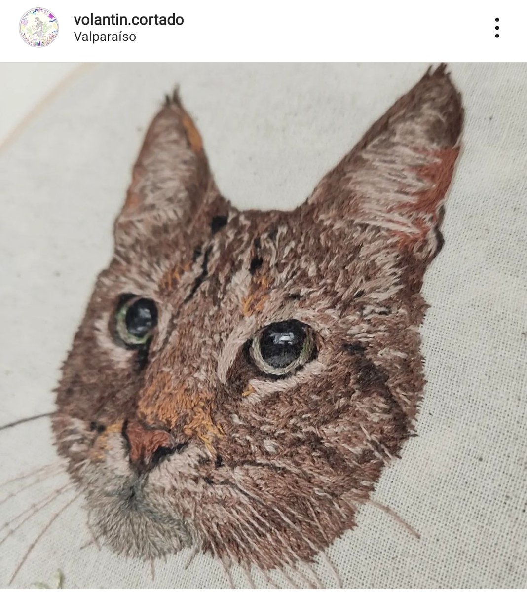 katiqrz's tweet photo. ¡Hola! Soy bordadora y, dentro de otras cosas, retrato mascotas con hilos. ¿Me ayudan con un RT para llegar a más gente? Muchas gracias 💜

Mi Instagram es @ volantin.cortado, por si me quieren seguir 🥰 https://t.co/8VSEJzt3U1