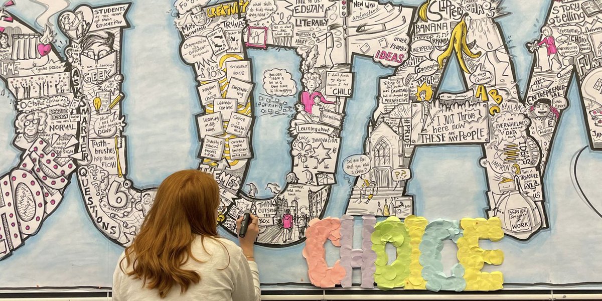 Thanks Andy and Molly <a href="/workvisible/">Work Visible</a> - unbelievable seeing you capture the life of #EduJam22! 
Buzzing I got to fill the last little spot 😻💬