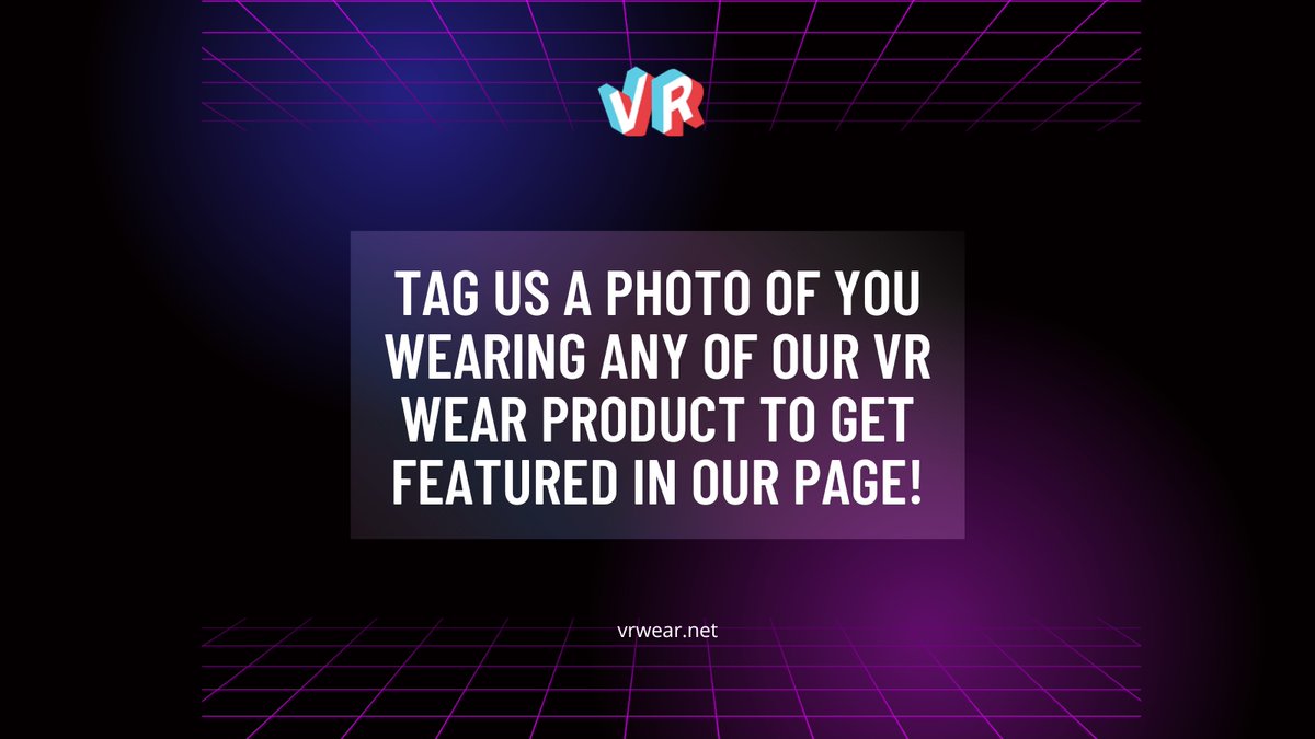 VRWearr's tweet photo. Show off your cool VR Wear and get featured in our social media feed! Tag a photo of you wearing any of our products 👾

#oculus #meta #vrclothing https://t.co/Rq6ZWqm9Wh