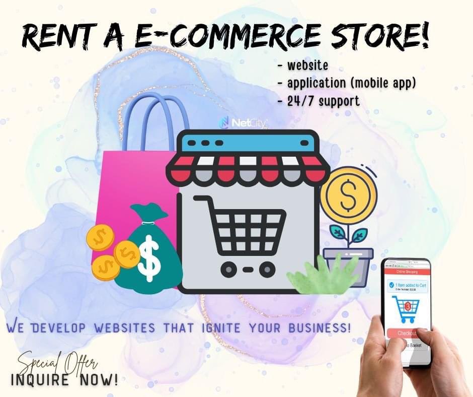 NetcityDubai's tweet photo. Be In-Charge of your Business Online! Offering you E-Commerce Website &amp; Mobile Application for your Store with 24/7 support!

Get in touch with us!
"Solutions that make sense"
#netcitytechnologies #ecommerce #ecommercestore #itsolutions #itsolutionsforbusiness #ncydxb #247support https://t.co/knSt1hcB0g