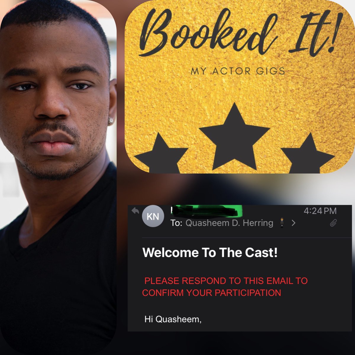 DeWannDaQue's tweet image. To God Be The Glory Too God Be The Grace

First Cast in my new Chapter 36 -pretty excited about this one-

Bless Up
#Actstar #blessed #bookedit #newcast #grateful #StayTuned