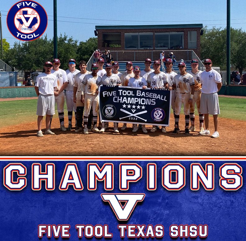 🏆Champions🏆

Congrats to <a href="/BVRenegades/">BV Renegades</a> 17 Maroon on winning the 17U/18U American Division Championship of the <a href="/FiveTool/">Five Tool Baseball</a> Texas SHSU.

#WatchEm