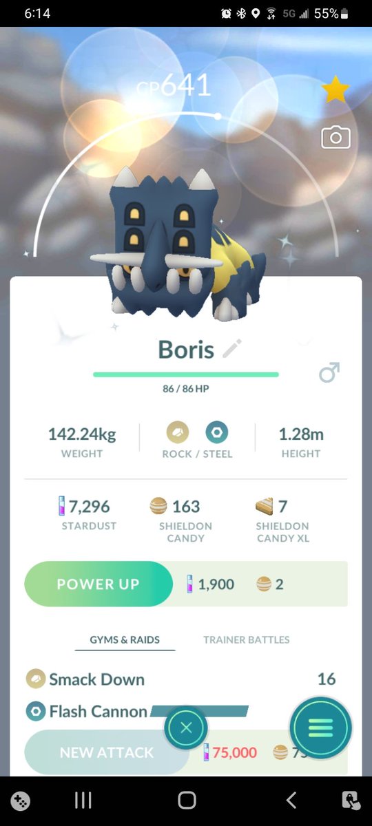 Kiristo's tweet photo. He strikes me as a Boris. #PokemonGO #ShinyPokemon https://t.co/VTNjZbVYFh