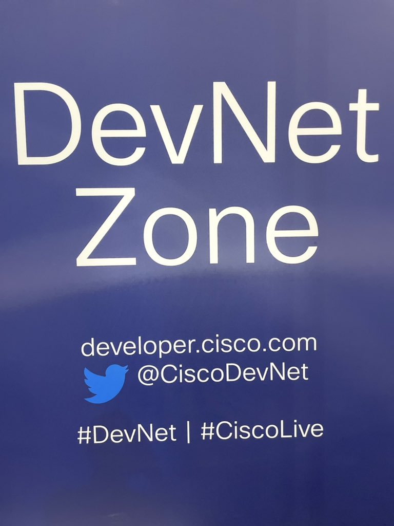 jeffbulltech's tweet photo. Some behind the scenes from the @CiscoDevNet Zone before doors open at @CiscoLive tomorrow 😎 https://t.co/aWbf9eAVWV
