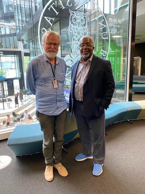 npcindc's tweet photo. Takk til Per Christian Magnus, alle i staben ved Senter for undersøkende journalistikk i Bergen og @MediaCityBergen for spennende dager på Future Week 22. Samarbeidet mellom Investigative Reporting Workshop, @AU_SOC  (her representert ved @SamFulwood), SUJO og @npcindc er i gang! https://t.co/6LZCqfvVzv