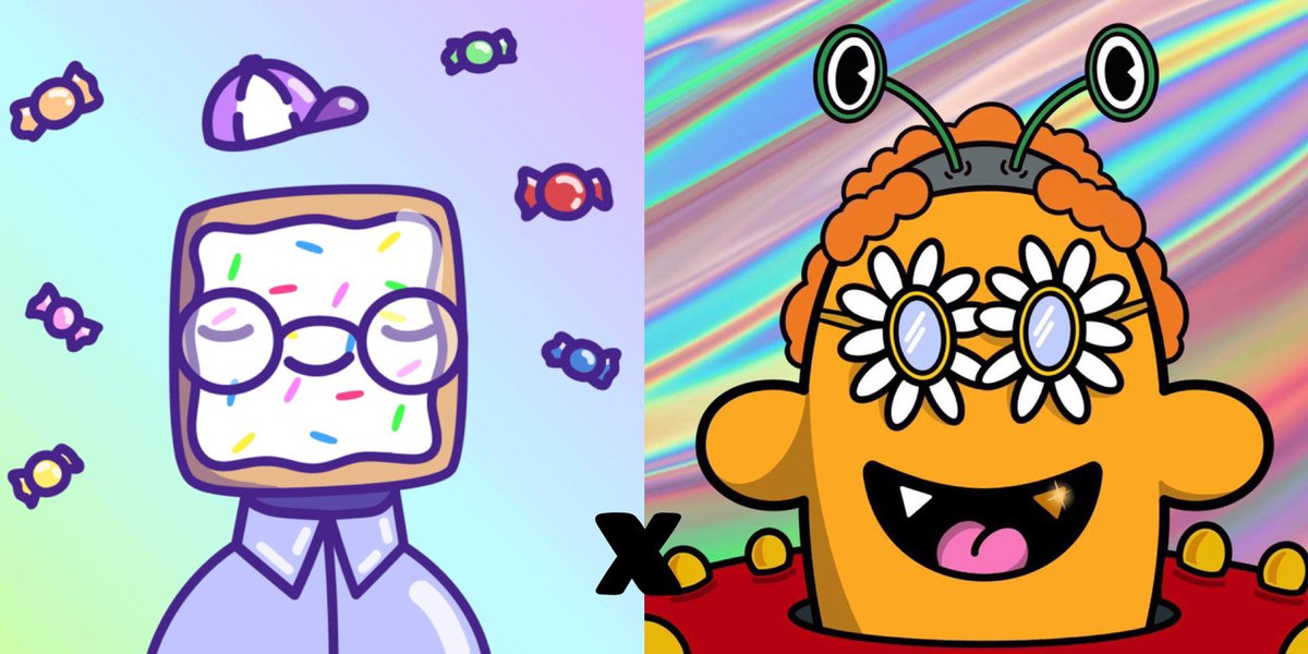 Barnabe x Tasties 

We are giving away:
- 5x Tasties Free Mints!
- 5x Barnabe Whitelist Spots!

To Enter:
1️⃣ RT + ❤️
2️⃣ Follow 
@Universe_BNB <a href="/TastiesNFT/">Tasties 🍬</a> @TastiesCollabs <a href="/Cloud3Agency/">Cloud Agency</a>
3️⃣ Tag 3 Friends!