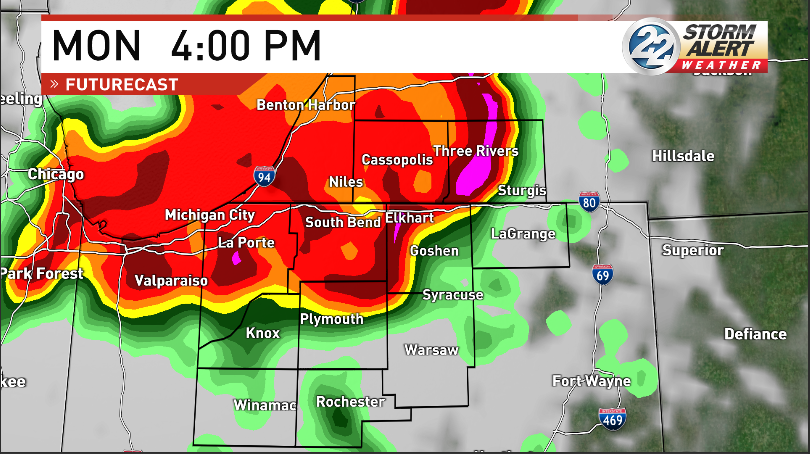 LynnetteGrantWx's tweet photo. STORM ALERT: I know there is a lot of talk about the heat, but we have a threat for severe storms tomorrow! IF storms can break cap, or lid, on the atmosphere, damaging winds, hail, and heavy rain are possible Monday afternoon and evening! https://t.co/9abk88mQCW