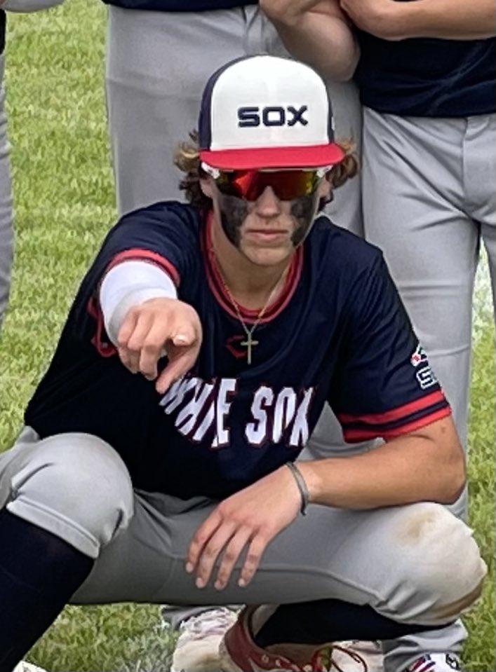 White Sox Elite 15U White team with Gm1 8-3 win vs Athletic Barn 15U White <a href="/ChiScoutsAssoc/">Chicago Scouts Assoc</a> 2day. @DoughertyTommy0 (pic) 4IP 1ER 4K, <a href="/_CalebKeyser/">Caleb Keyser</a> 2-3 2B R RBI &amp; 3IP 2ER 1K, <a href="/brendandoran0/">Brendan Doran</a> 2-2 2R 2RBI, @BillyDuffner7 1-2 2B R 3RBI, <a href="/jdmaloney12/">JD Maloney</a> 1-2 2RBI R. Great job guys!!
