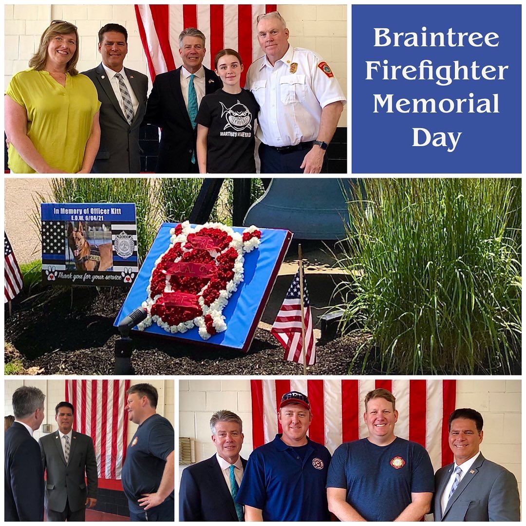 WalterFTimilty's tweet photo. We set aside the second Sunday of June to honor and memorialize our active and retired members of the fire department who have passed away during the previous year. Honored to have attended in Stoughton, Randolph & Braintree.
#Remember
#FirefighterSunday
#FirefighterMemorialDay https://t.co/8xGaOQkEWY