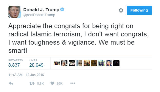 atrupar's tweet photo. Six years ago today, in response to a mass shooting at the Pulse nightclub in Orlando that killed 49 people https://t.co/cFyAENHV5s