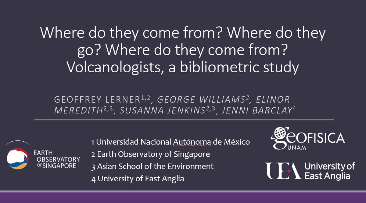 Tyranakisaurus's tweet photo. Hey #COV11 people! Interested in inclusion in volcanology? We've been studying how often volcano research includes local researchers and how this has changed over time. We really really want your feedback! Come watch session PS4 Monday at 2:30pm Methana Hall. #citiesonvolcanoes11 https://t.co/qF0X4cTQ4N