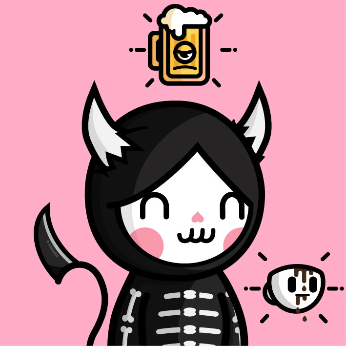HappyHellNft's tweet photo. Addictions!
- RT +💜if you are coffee or beer addict
- Follow us &amp; comment which one do you prefer

#NFT #NFTs #WAGMI #Degenmint #NFTCommmunity #NFTdrop #cryptoart #FreeMint #freemintNFT #EthereumNFTs https://t.co/4d3PTopvPo