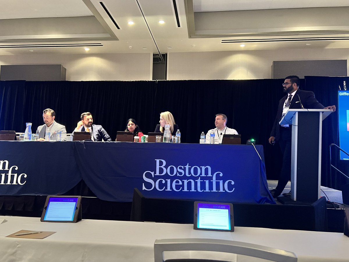 Amazing IC Fellow 101 course by 
<a href="/bostonsci/">Boston Scientific</a>. Thank you for bringing such great minds under one roof <a href="/Babar_Basir/">Babar Basir</a> <a href="/RhianEDavies1/">Rhian E. Davies DO MS</a> <a href="/DrDarshanDoshi/">Darshan Doshi, MD, MS</a> <a href="/PinakShahMD/">Pinak Shah, MD</a> @DrIanTMeredith1 <a href="/Tahmad_dogar/">Tariq Ahmad</a> @md_SsAhmad <a href="/BSCCardiology/">BostonSci Cardiology</a> #CardioTwitter

PS. Thank you for feeding us well. 🤤