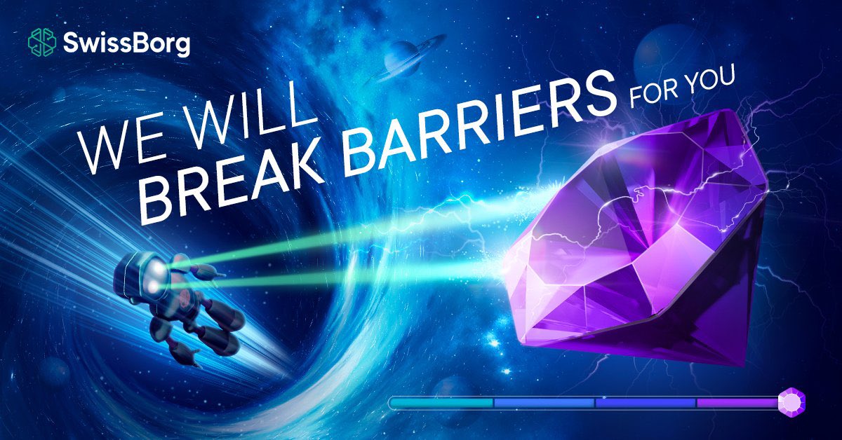 glavanndenis's tweet image. 🎁 Giveaway time  🎁

1 x Generation Premium discounted 90%
2 x 25 #CHSB
5 x #NFT created by @Evos_Belgium 
1 x Swagbag 

✅️ Follow @SwissBorg @SwissborgV 
✅️ Tag 3 friends + #SwissBorg
✅️ Like + RT

⏰️ Ends in 3 days or at 150 RT 

#WeAreSwissBorg #Giveaway #TeamCOM 💚