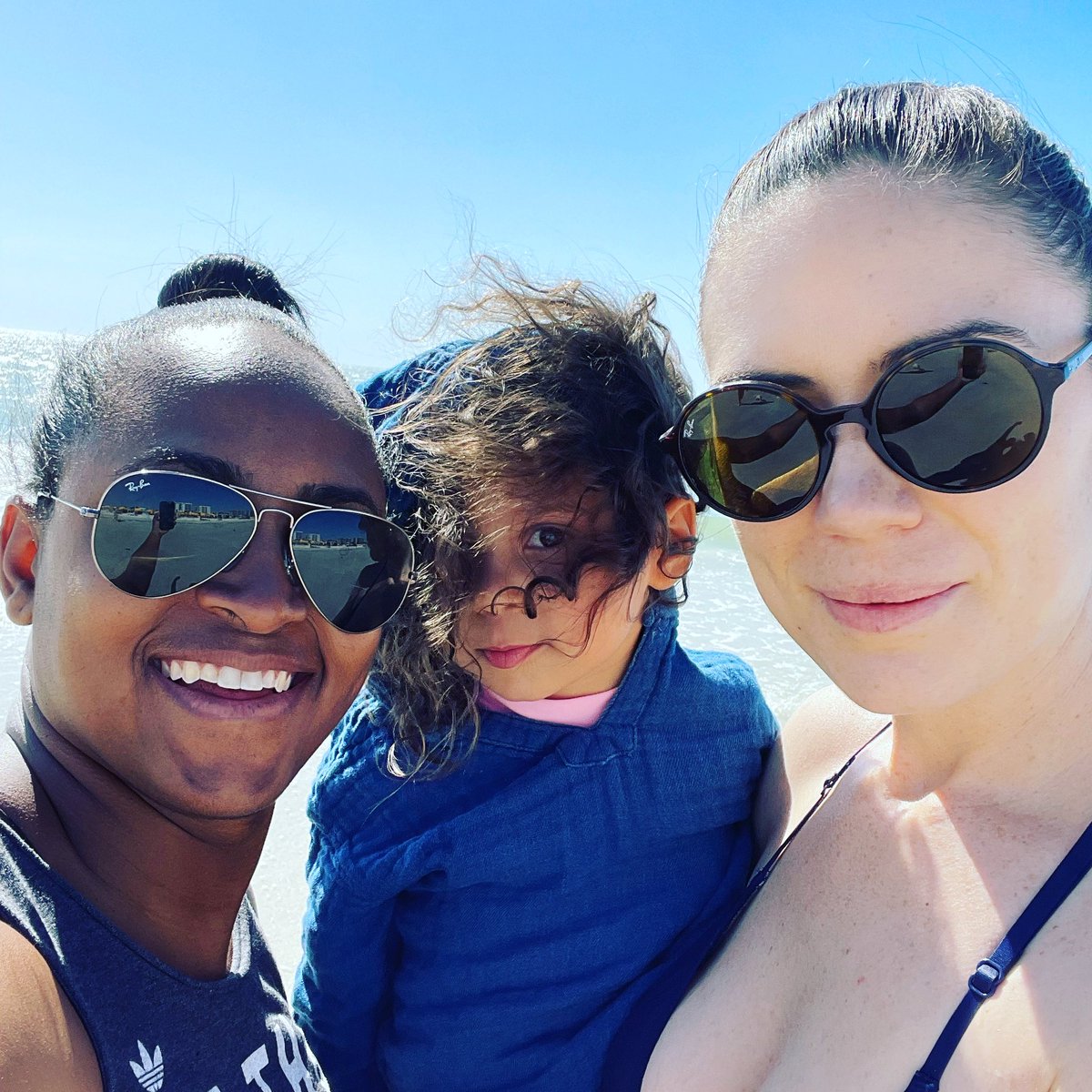 KrystiClarke's tweet photo. Momma, A, and Mommy #LovingDay https://t.co/qZXCqoVvt5